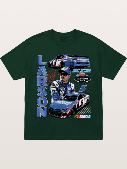 Larson All-Star Race Driver Collage Gildan T-shirt