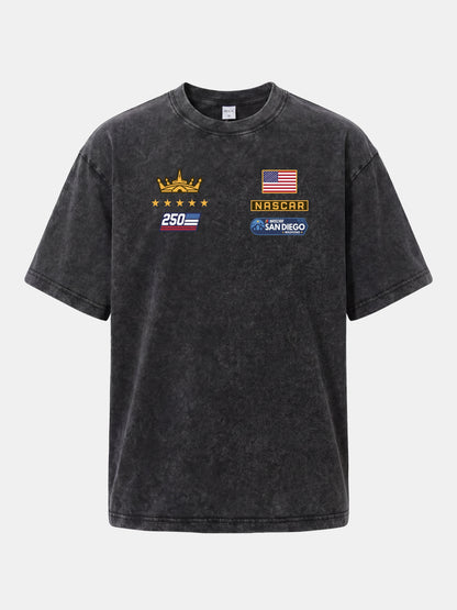 San Diego NASCAR 250th Crown Mark Washed T-shirt