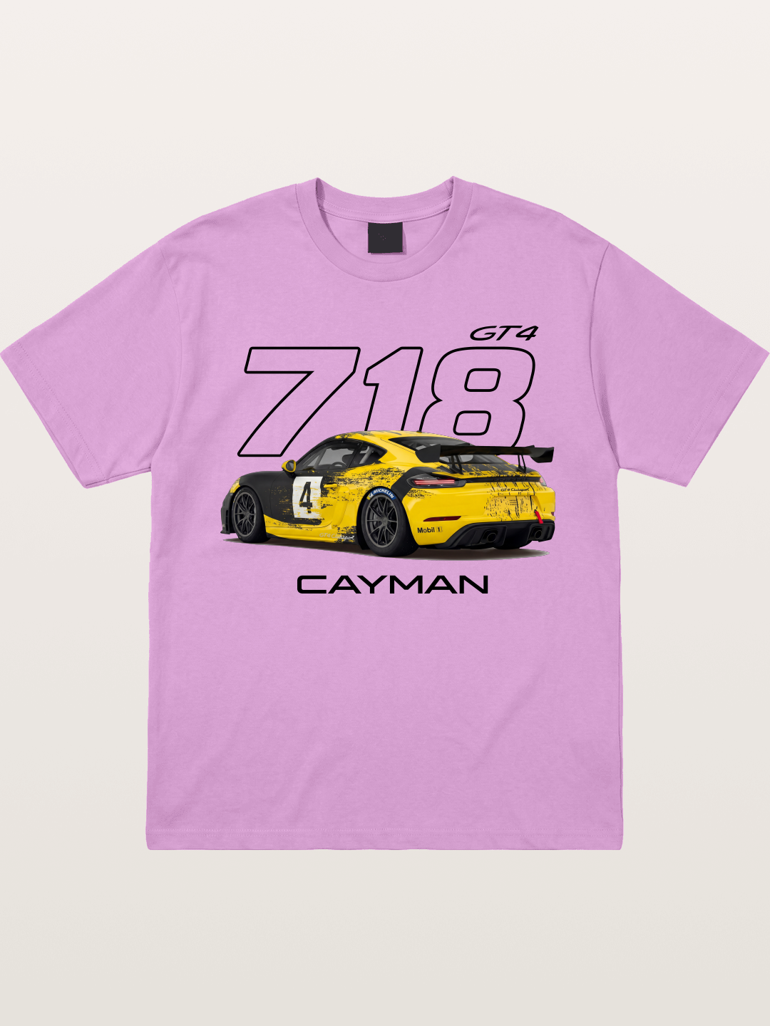 Porsche 718 Cayman GT4 Poster Gildan T-shirt