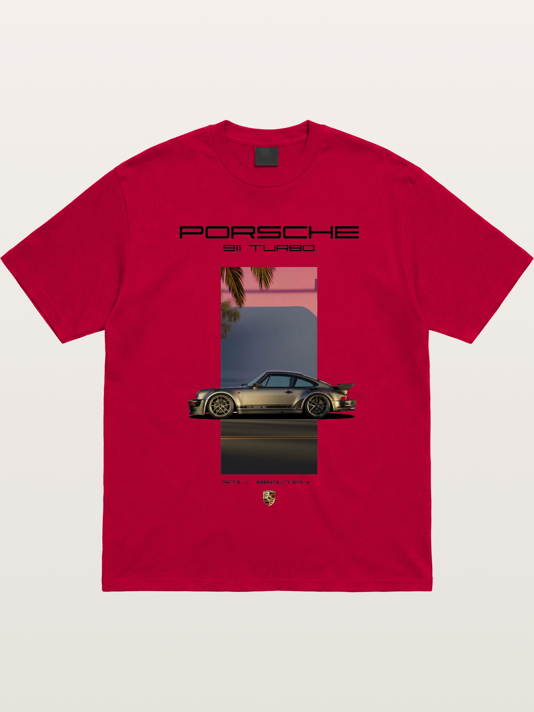 911 Turbo Retro Palm Print Gildan T-shirt