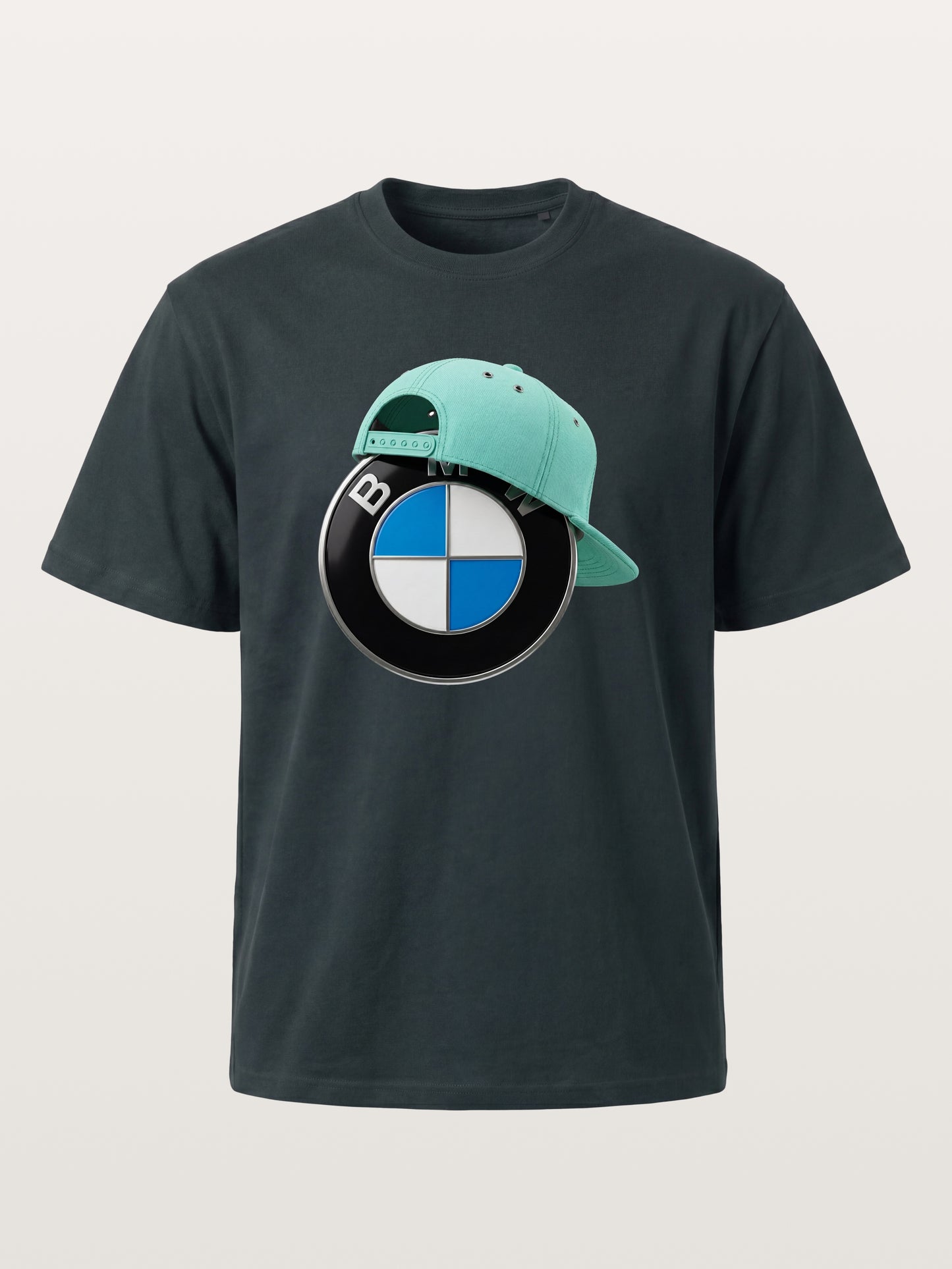 BMW Logo & Tiffany Cap Art Gildan T-shirt