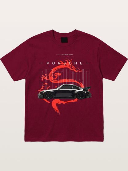 Porsche Dragon Gildan T-shirt