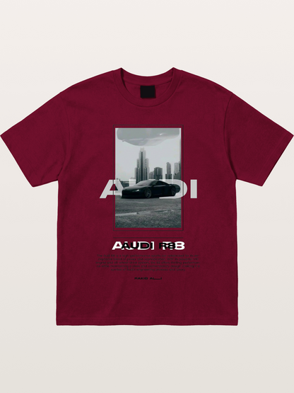 Audi R8 City Night Graphic Gildan T-shirt
