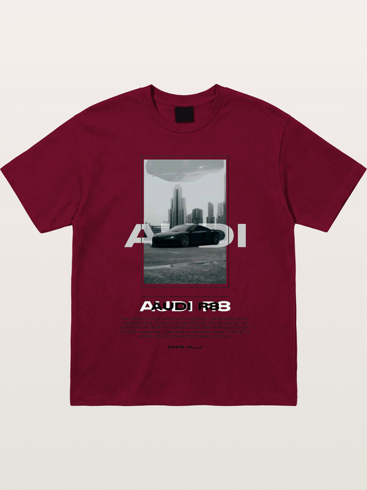 Audi R8 City Night Graphic Gildan T-shirt