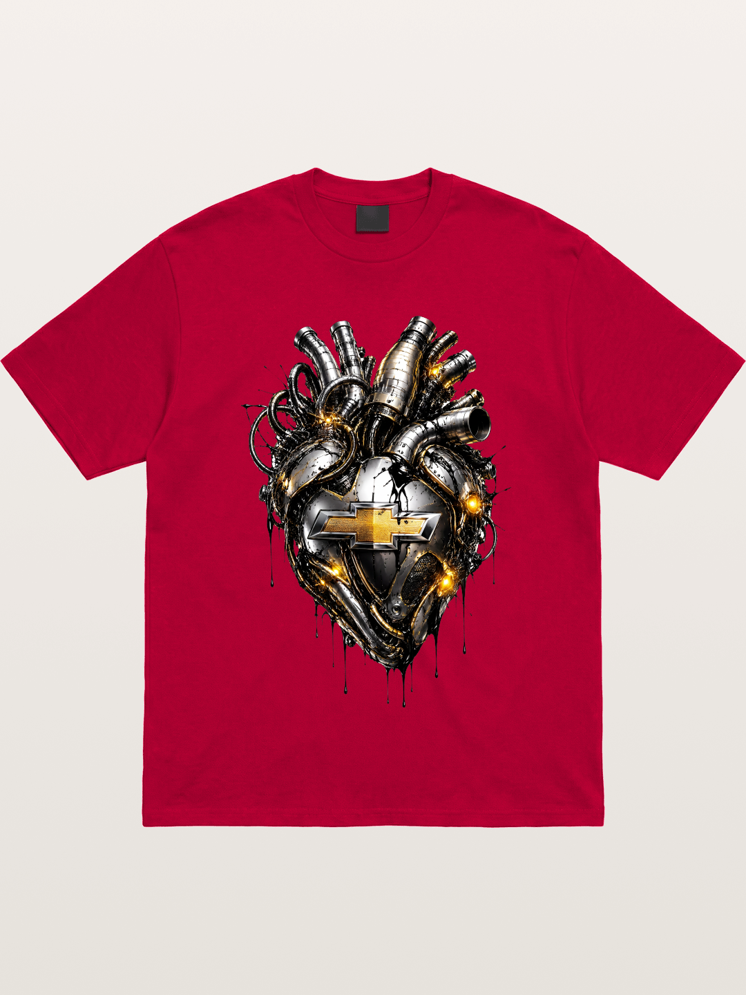Chevrolet Engine Heart Graphic Gildan T-shirt