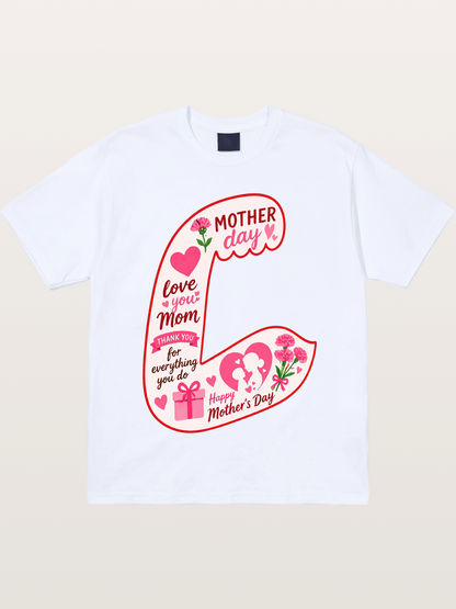 Mother's Day Love You Mom Art Gildan T-shirt