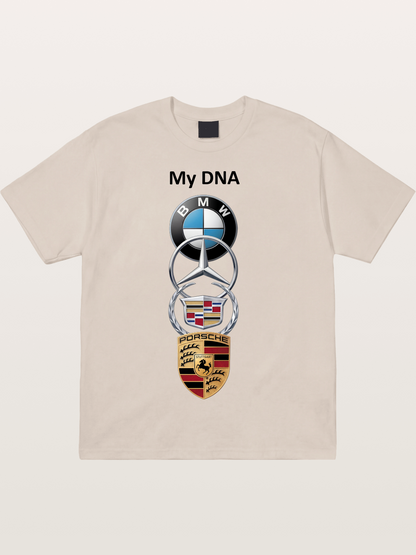 Luxury Car Logos Stack Art Cotton T-shirt