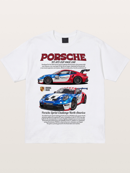 Porsche 911 GT3 Cup Sprint Challenge Cotton T-shirt
