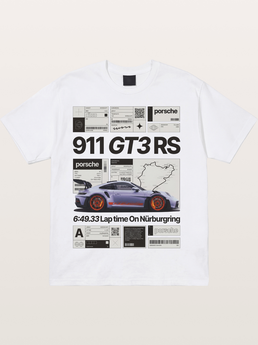 GT3 RS Poster Cotton T-shirt