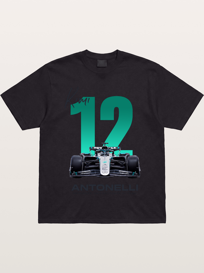 Kimi Antonelli Mercedes F1 12 Gildan T-shirt