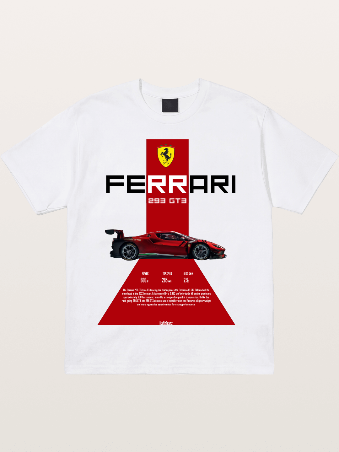 296 GT3  Cotton T-shirt