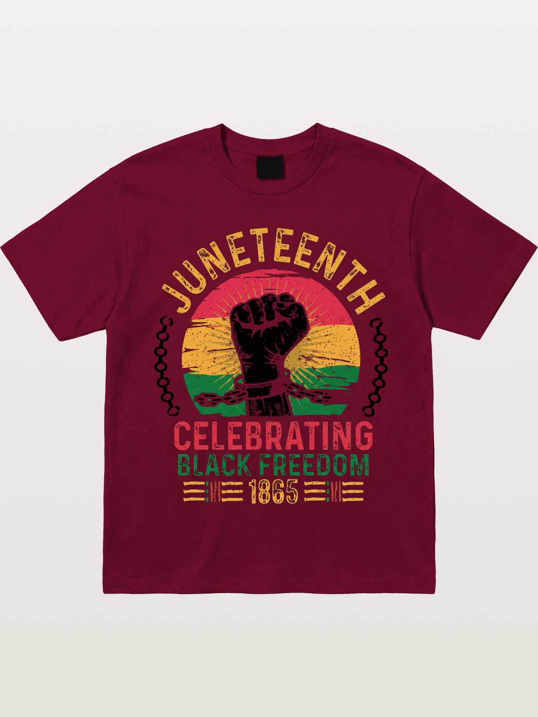 Juneteenth Black Freedom Fist Gildan T-shirt
