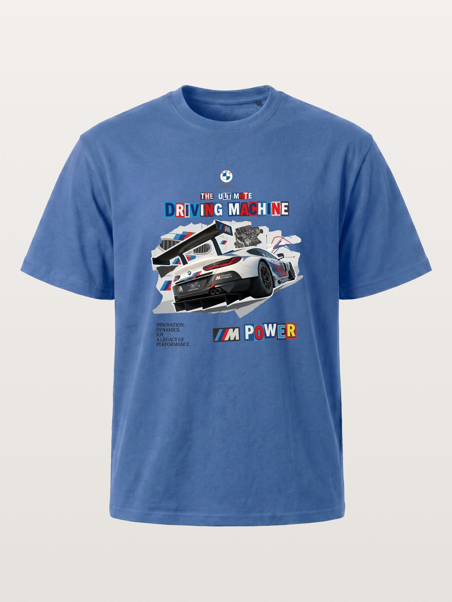 BMW M Power Race Car Art Gildan T-shirt