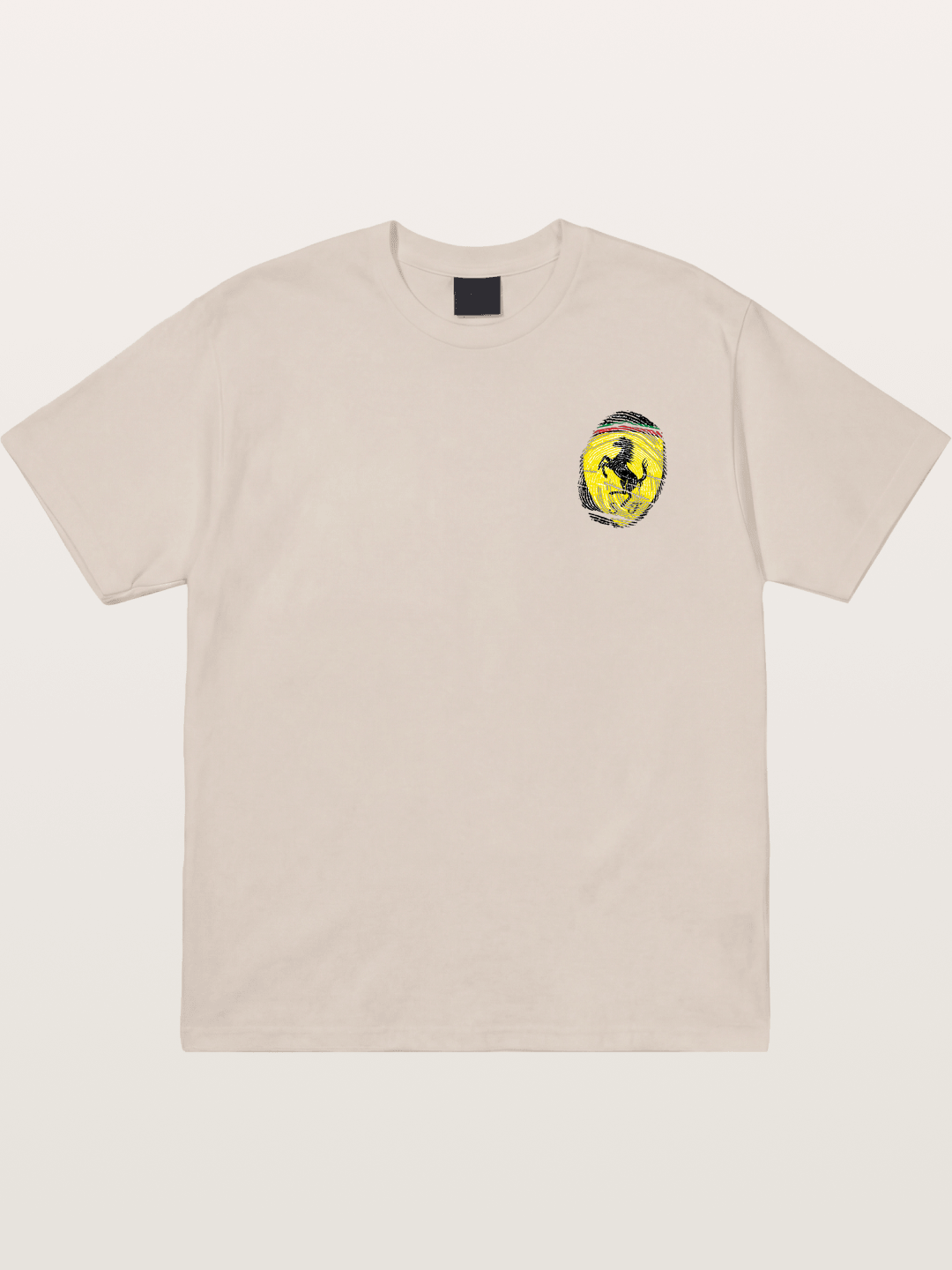 Ferrari Fingerprint Logo Cotton T-shirt