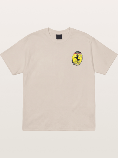 Ferrari Fingerprint Logo Cotton T-shirt