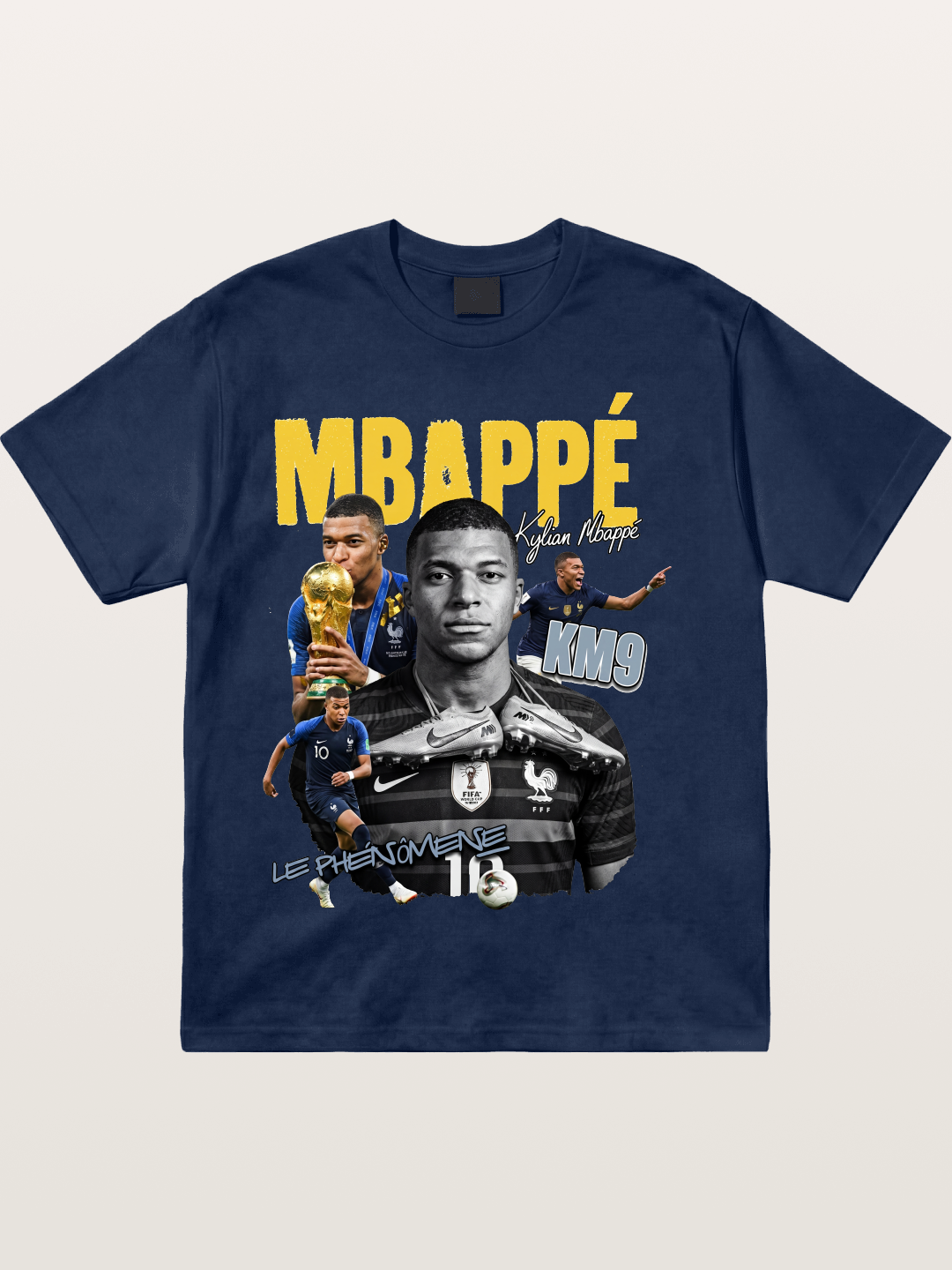 Kylian Mbappe KM9 Graphic Cotton T-shirt