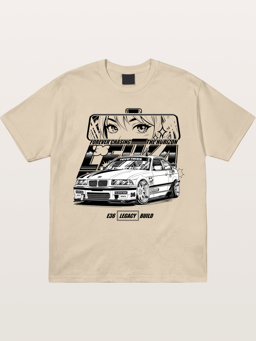 Vintage Race Car Gildan T-shirt