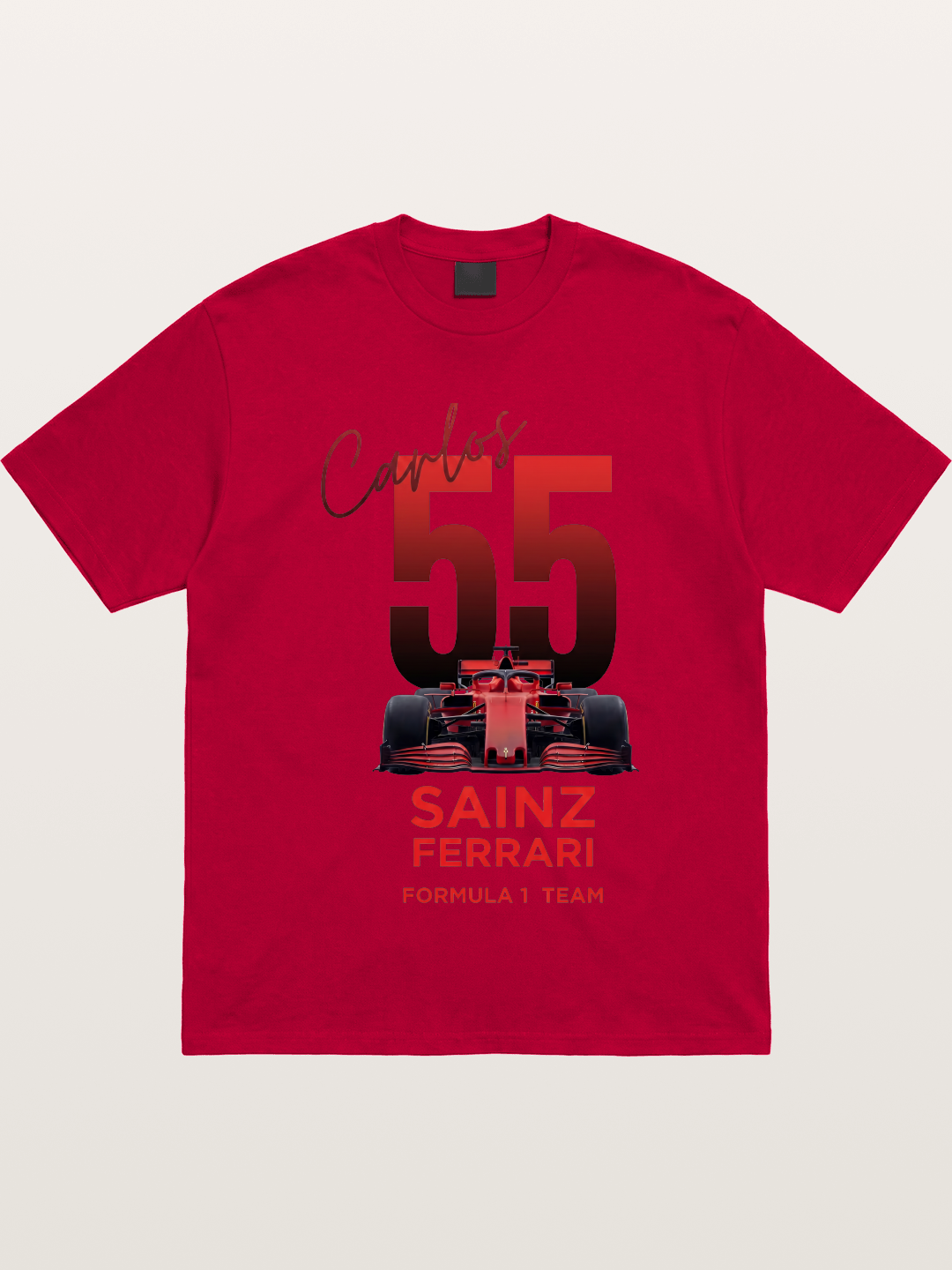 Carlos Sainz Ferrari 55 Art Gildan T-shirt
