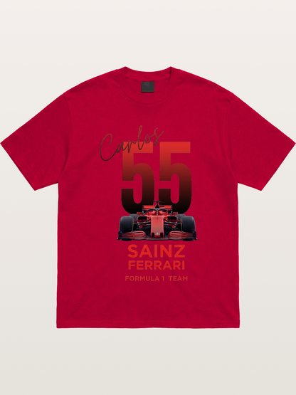 Carlos Sainz Ferrari 55 Art Gildan T-shirt