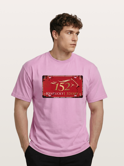Kentucky Derby 152 License Plate Gildan T-shirt