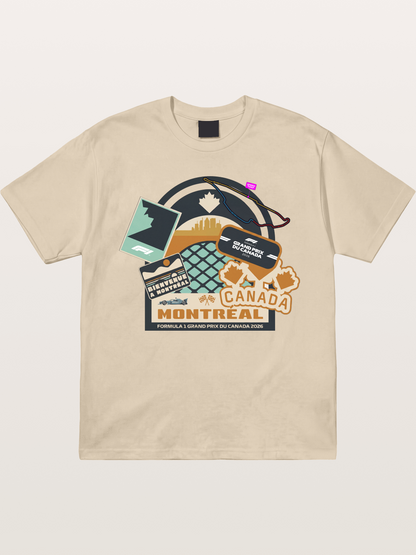 Montreal Canada GP 2026 Collage Gildan T-shirt