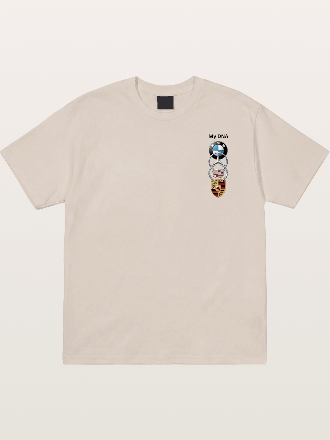 Luxury Car Logos Stack Art Cotton T-shirt