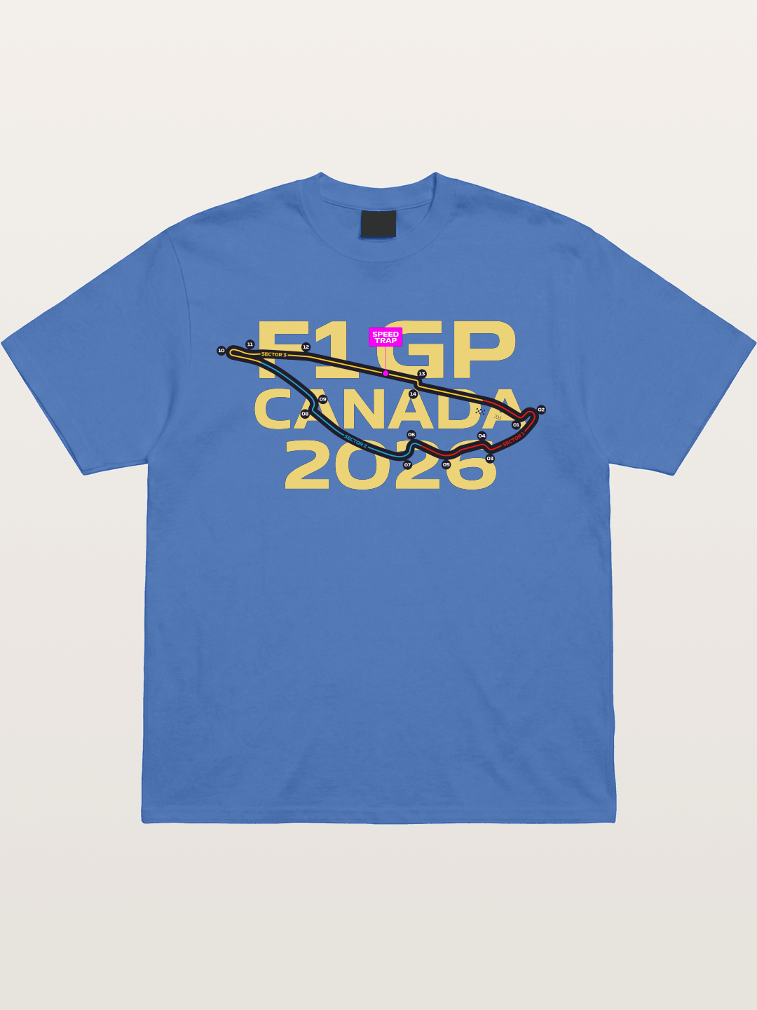 F1 Canada 2026 Track Map Gildan T-shirt