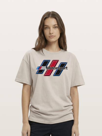 BMW M Motorsport Badge Art Cotton T-shirt