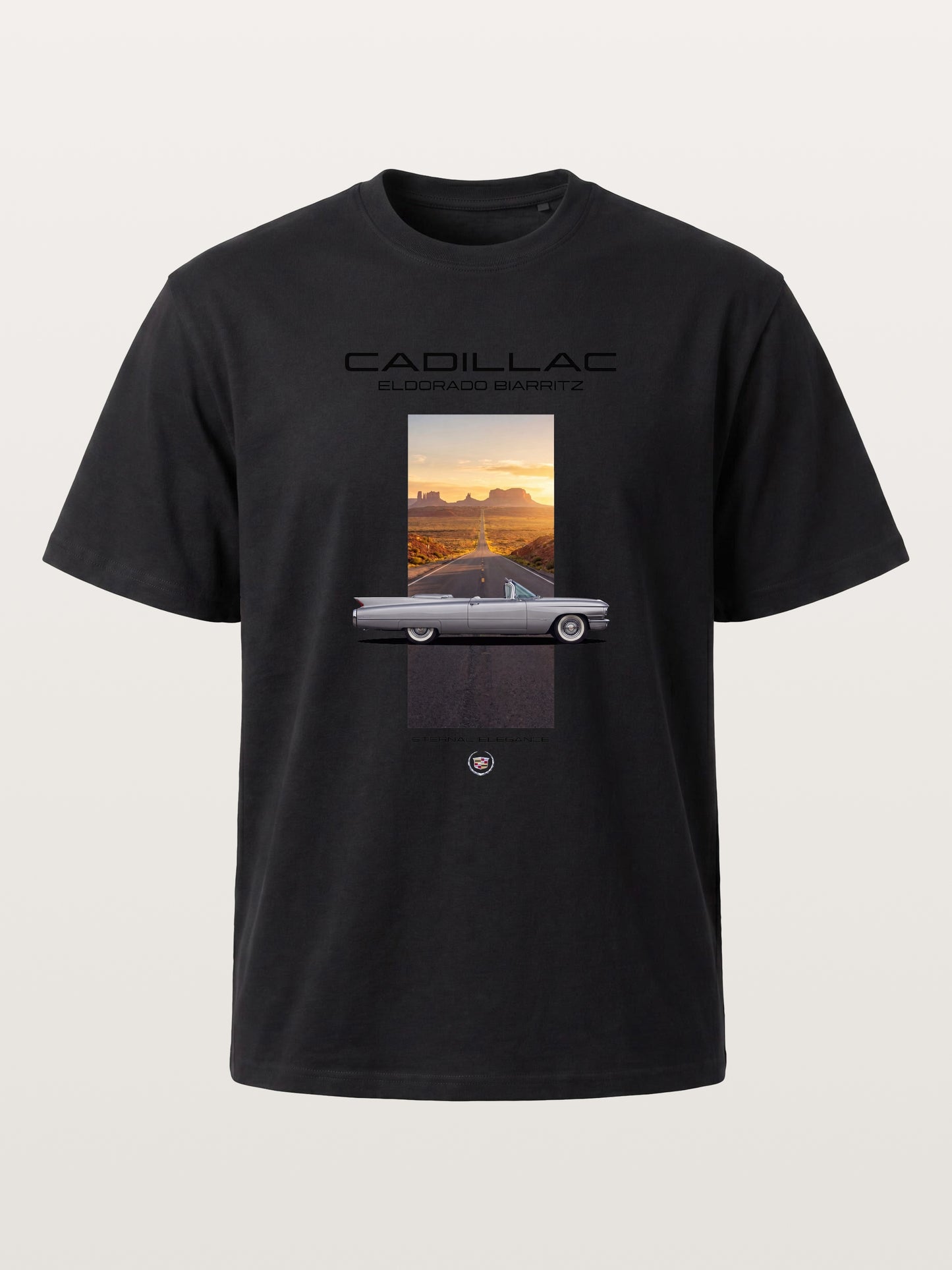 Cadillac Eldorado Desert Sunset Card Cotton T-shirt