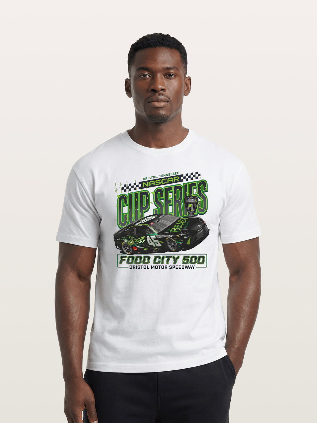 Bristol Food City 500 Art Cotton T-shirt