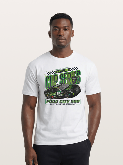 Bristol Food City 500 Art Cotton T-shirt