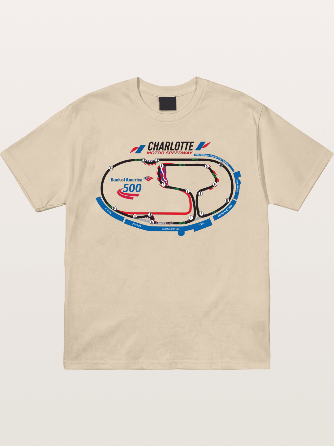 Charlotte Bank Of America 500 Gildan T-shirt