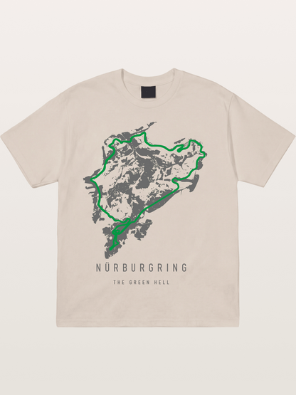 Green Hell Nu?rburgring Track Cotton T-shirt