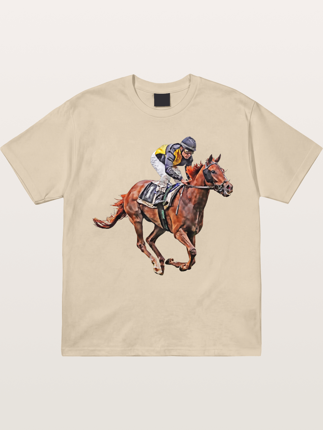 Jockey on Brown Horse Preakness 2026 Gildan T-shirt
