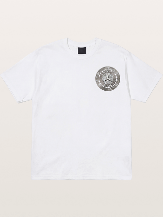 Mercedes Diamond Logo Art Cotton T-shirt