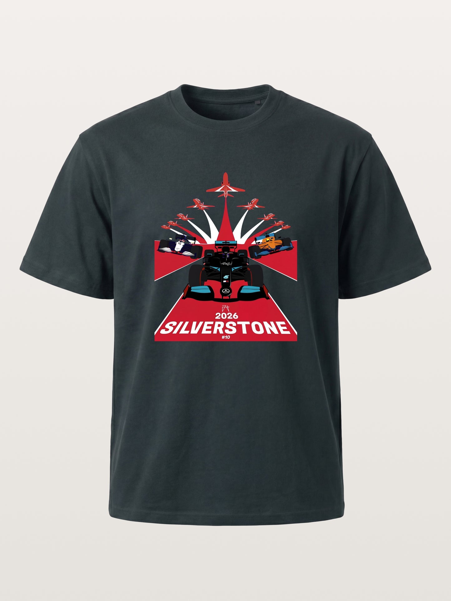 Silverstone F1 Race Formation With Jets Gildan T-shirt