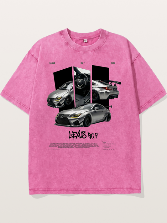 Lexus RC F Multi-Angle Print Washed T-shirt