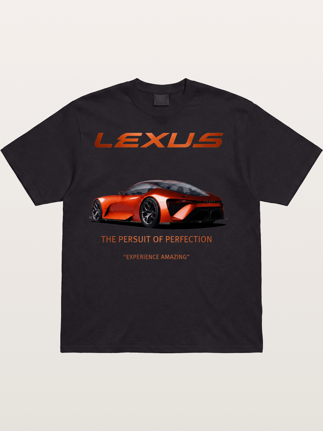 Lexus Concept Car Orange Poster Cotton T-shirt