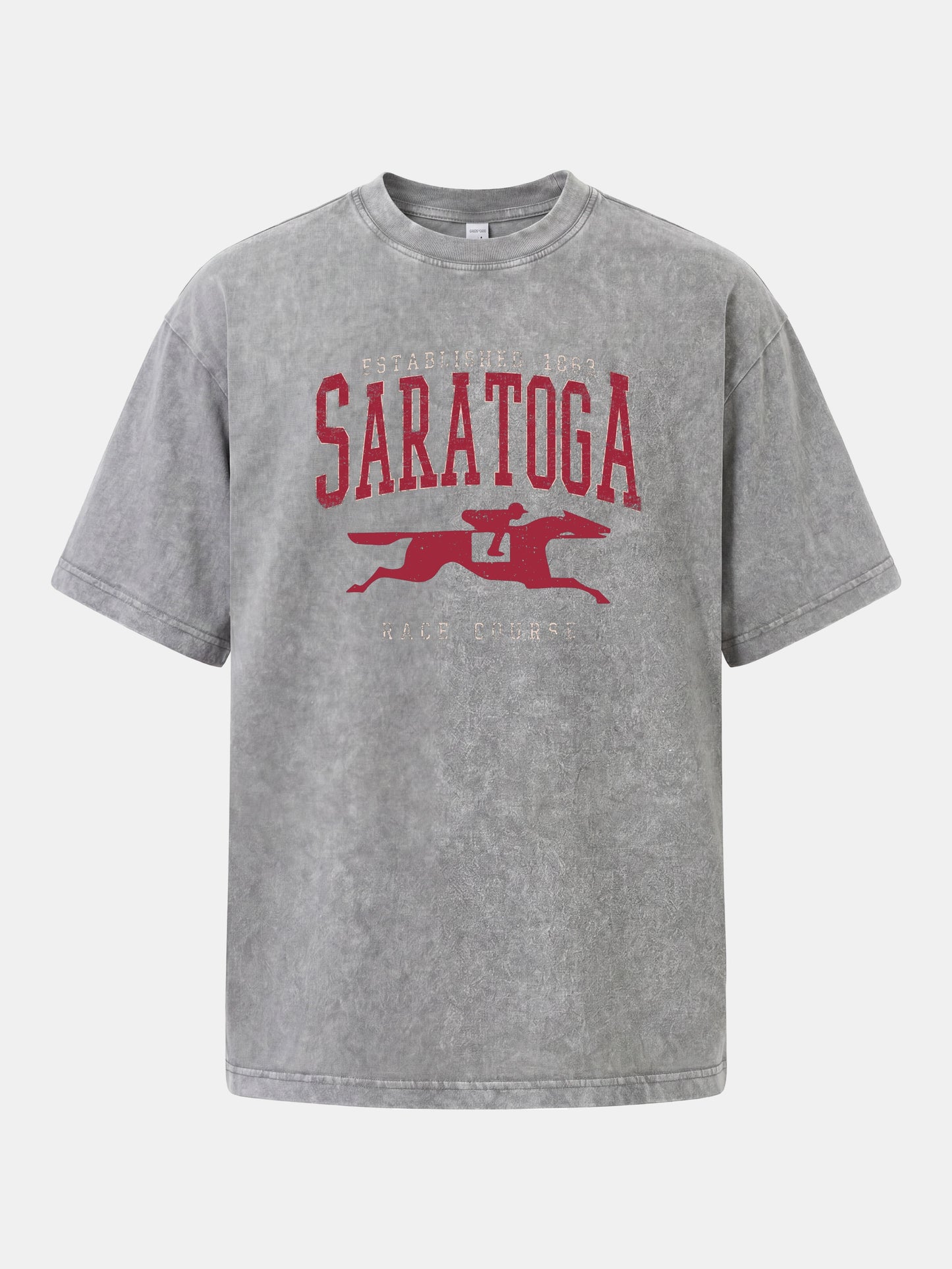 Saratoga Vintage Horse Silhouette Washed T-shirt