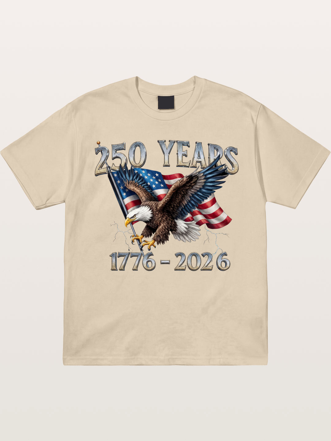 American Eagle 250th Anniversary Flag Gildan T-shirt