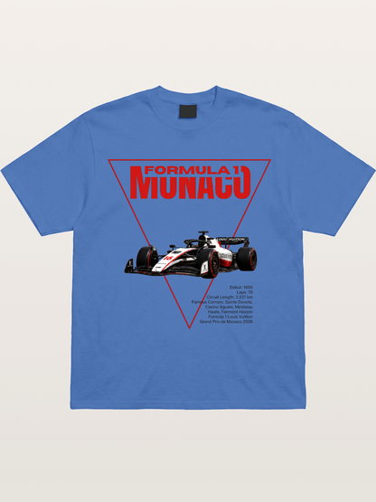 Red Triangle F1 Monaco Artwork Gildan T-shirt