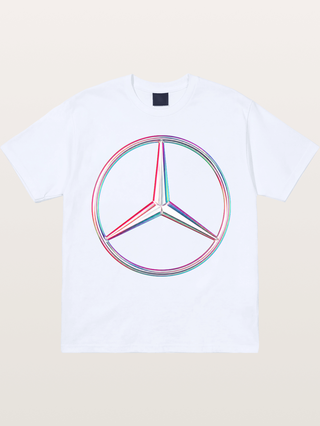 Mercedes Holographic Logo Gildan T-shirt
