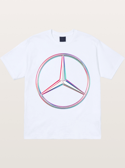 Mercedes Holographic Logo Gildan T-shirt