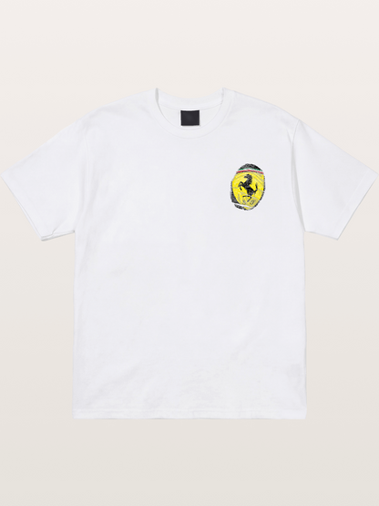 Ferrari Fingerprint Logo Cotton T-shirt