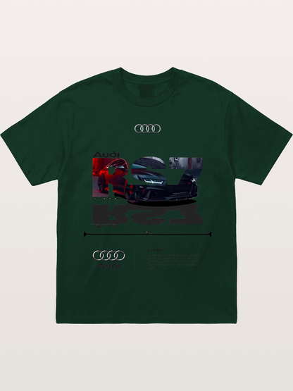 Audi RS7 Typography Collage Gildan T-shirt