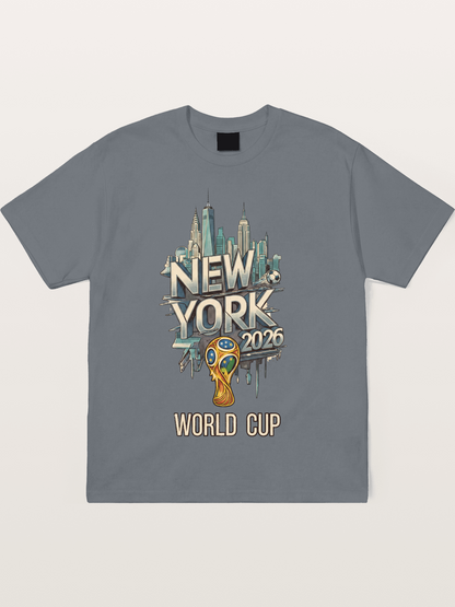 NYC World Cup 2026 Emblem Cotton T-shirt