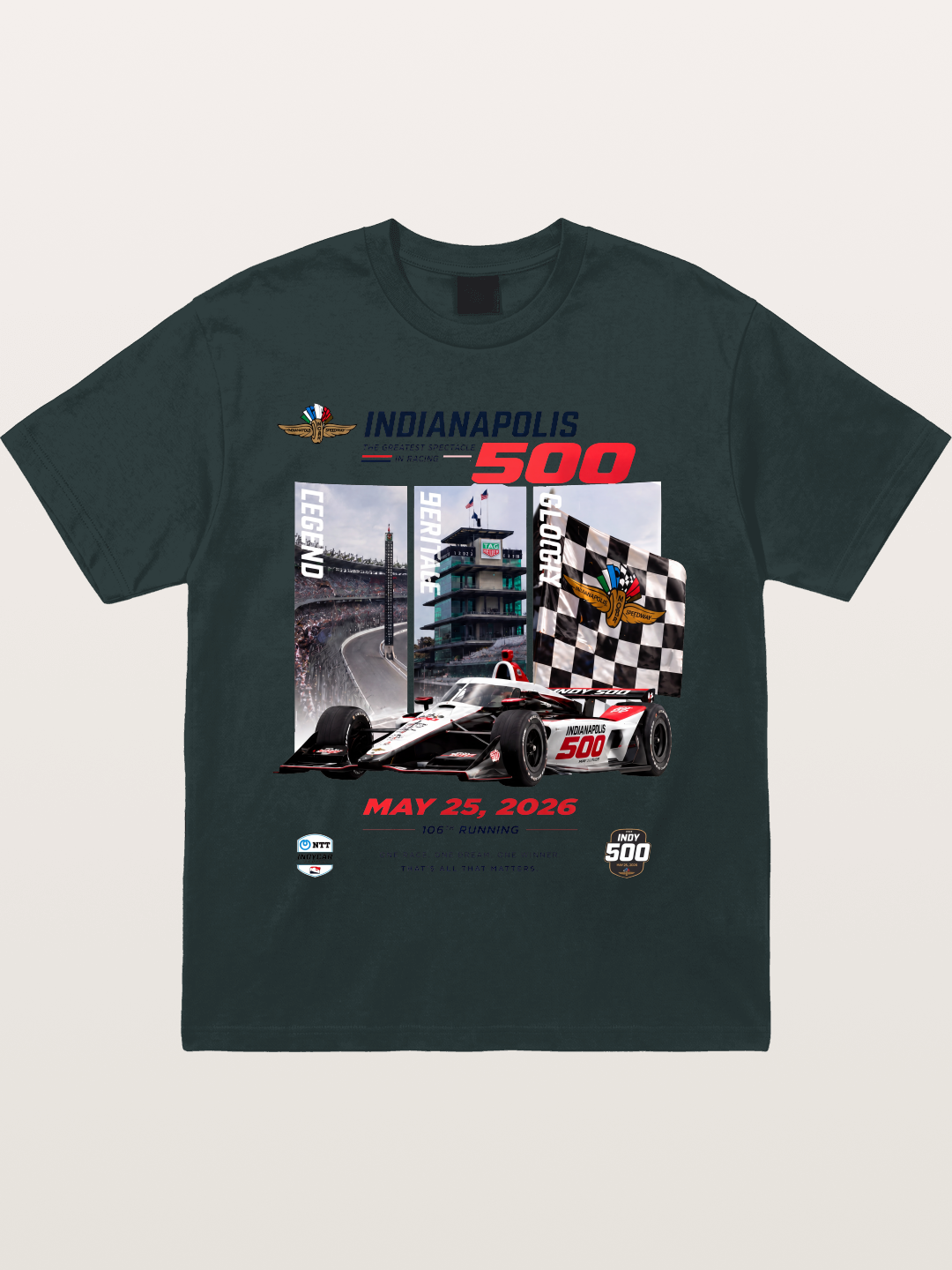 106th Indy 500 Race Day Art Gildan T-shirt