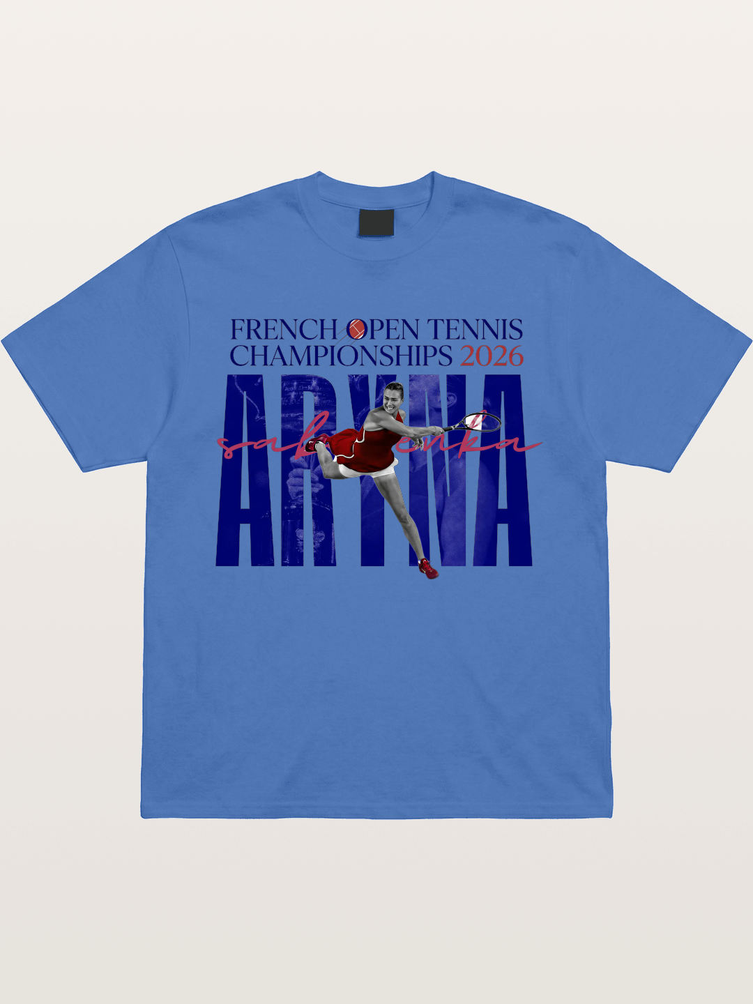 Aryna Sabalenka French Open Design Gildan T-shirt