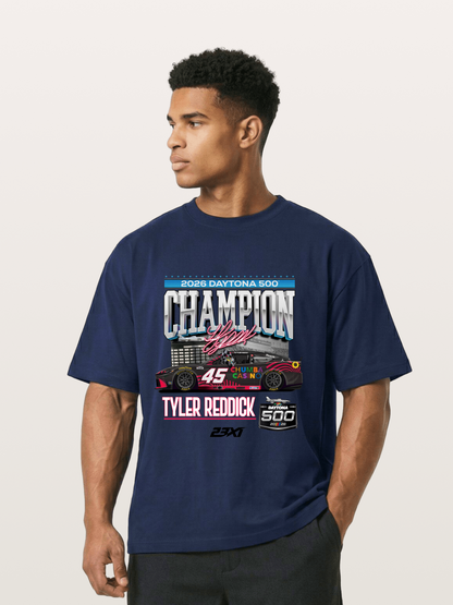 Tyler Reddick Daytona 500 Champion Print Gildan T-shirt