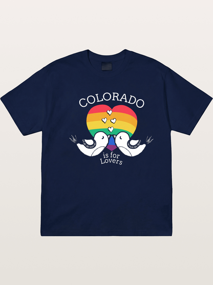 Colorado Trans Pride Heart Design Gildan T-shirt